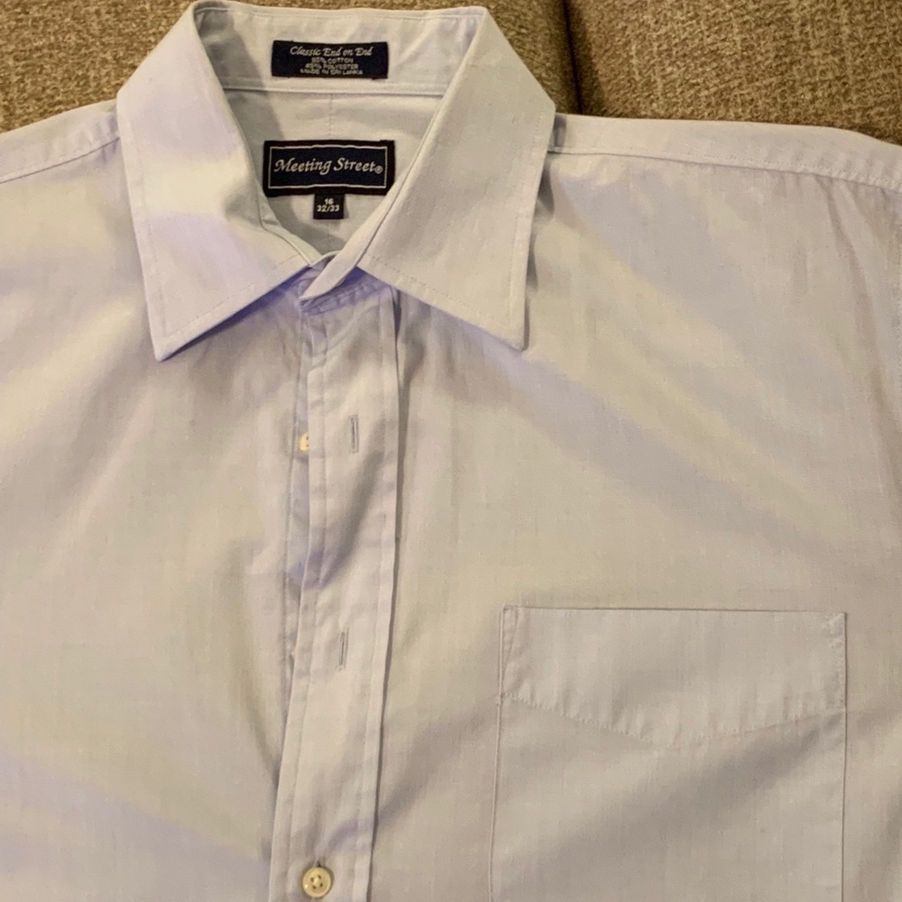 Men’s long sleeve button down size 16, 32/33